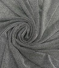 Трикотаж люрекс черный\серебро